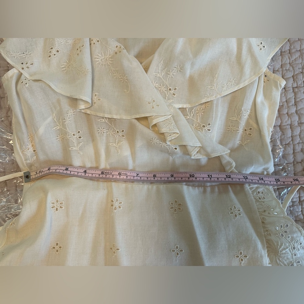 NWT Christy Dawn Camilla Dress in Ivory Embroider - Picture 9 of 9